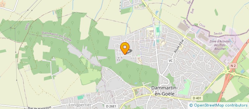 localisation de l'entreprise MADAME AUDREY SUEDOIS  LONGPERRIER