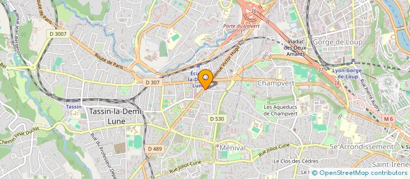 localisation de l'entreprise MADAME AUDREY SUSS  TASSIN-LA-DEMI-LUNE