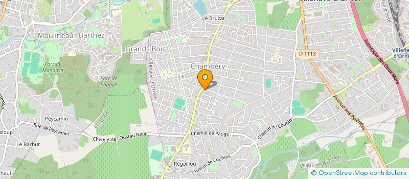 localisation de l'entreprise MADAME AUDREY SYLVIA ROSE QUETTE  VILLENAVE-D'ORNON