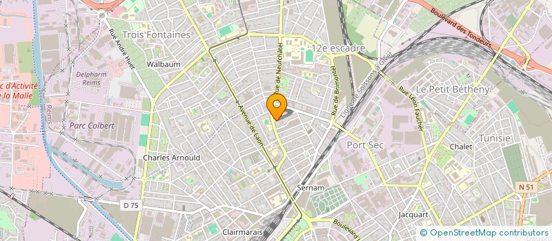 localisation de l'entreprise MADAME AUDREY TAFFIN  REIMS