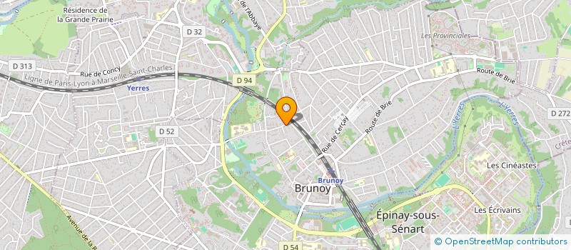 localisation de l'entreprise MADAME AUDREY TAGUET  BRUNOY