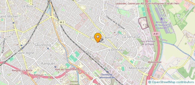 localisation de l'entreprise MADAME AUDREY TANGALAKIS à TOULOUSE