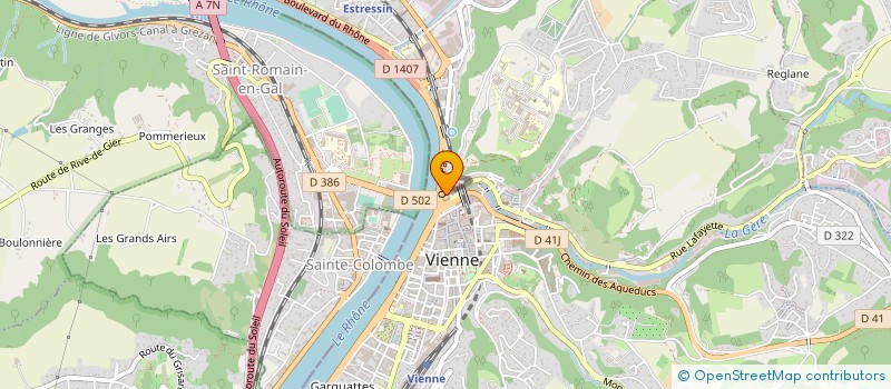 localisation de l'entreprise MADAME AUDREY TAORMINA à VIENNE