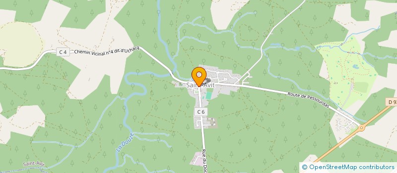 localisation de l'entreprise MADAME AUDREY TECHENS  SAINT-AVIT