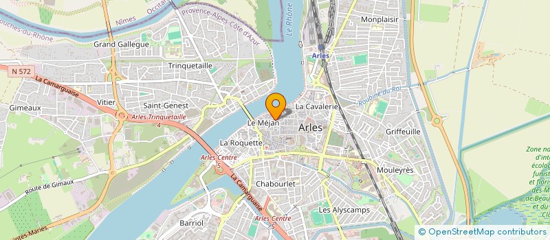 localisation de l'entreprise MADAME AUDREY TELLE  ARLES