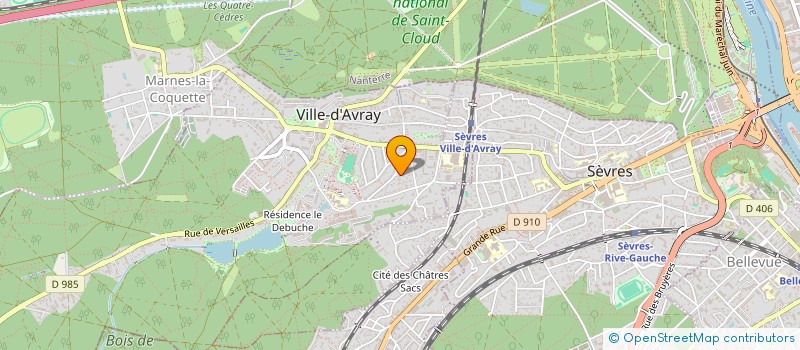 localisation de l'entreprise MADAME AUDREY TESSIER à VILLE-D'AVRAY