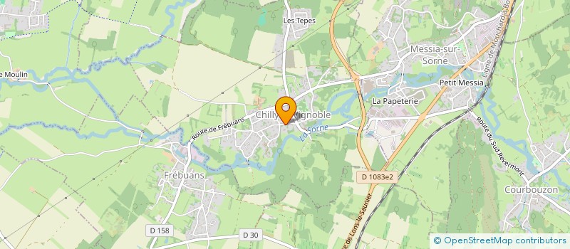 localisation de l'entreprise MADAME AUDREY THEVENOT  CHILLY-LE-VIGNOBLE