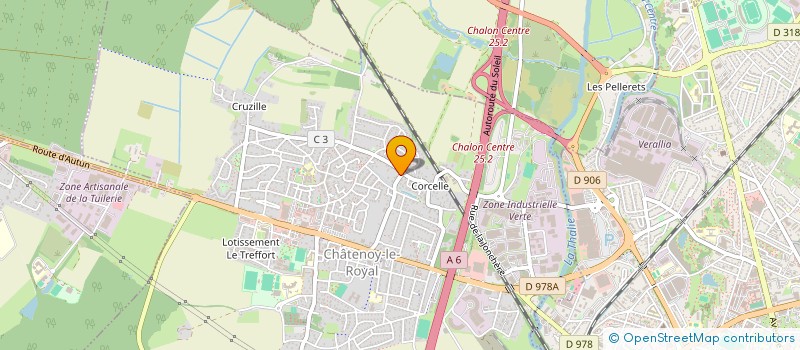 localisation de l'entreprise MADAME AUDREY THIEBAUT  CHATENOY-LE-ROYAL