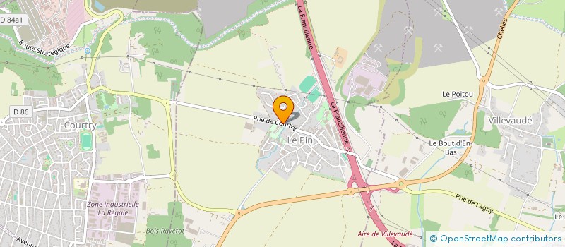 localisation de l'entreprise MADAME AUDREY THIERRY  LE PIN