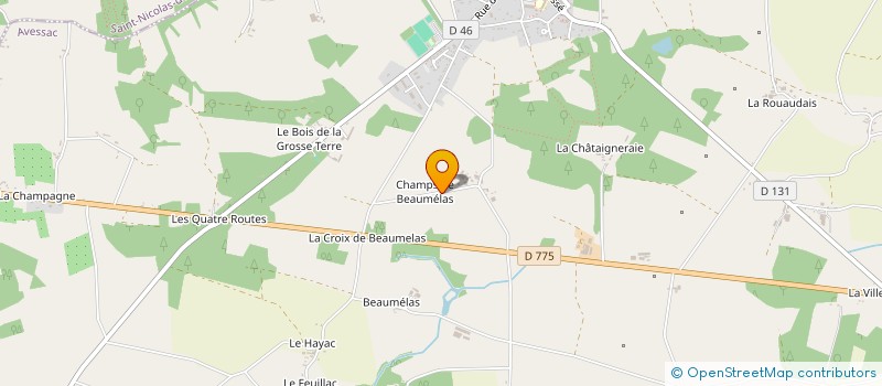 localisation de l'entreprise MADAME AUDREY THIERY à AVESSAC