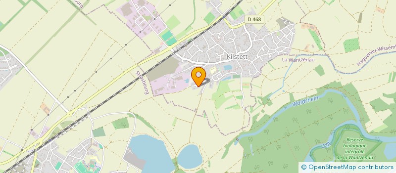 localisation de l'entreprise MADAME AUDREY THOMAS  KILSTETT