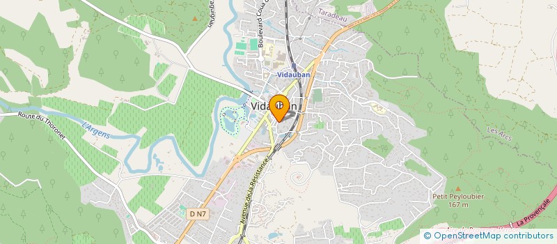 localisation de l'entreprise MADAME AUDREY THOMASSIN  VIDAUBAN