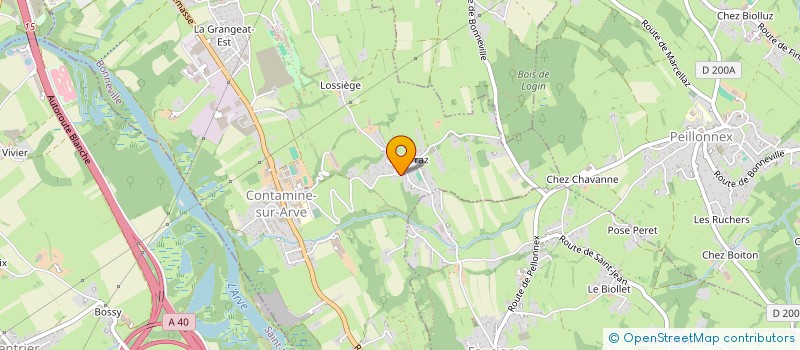 localisation de l'entreprise MADAME AUDREY THUANE à CONTAMINE-SUR-ARVE