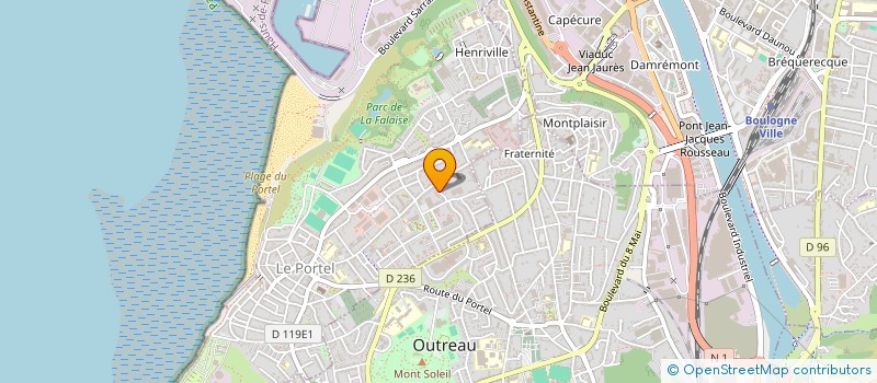 localisation de l'entreprise MADAME AUDREY THUILLIER  LE PORTEL