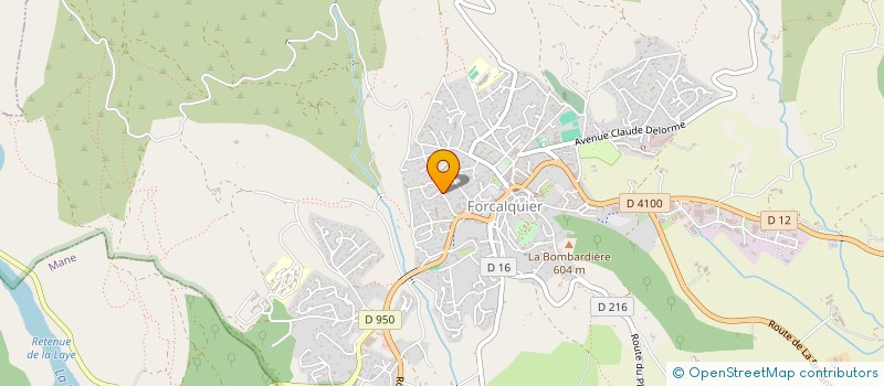 localisation de l'entreprise MADAME AUDREY TILLIER  FORCALQUIER