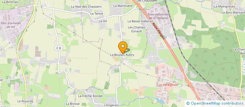 localisation de l'entreprise MADAME AUDREY TIMONNIER  CHANTEPIE