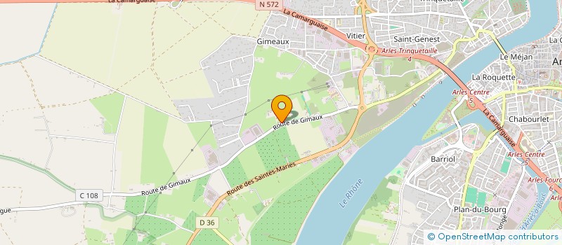 localisation de l'entreprise MADAME AUDREY TINSON  ARLES