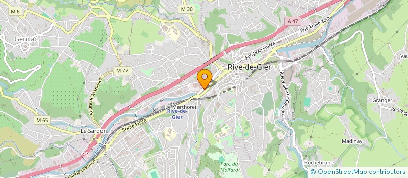 localisation de l'entreprise MADAME AUDREY TOUYON  SAINT-GALMIER