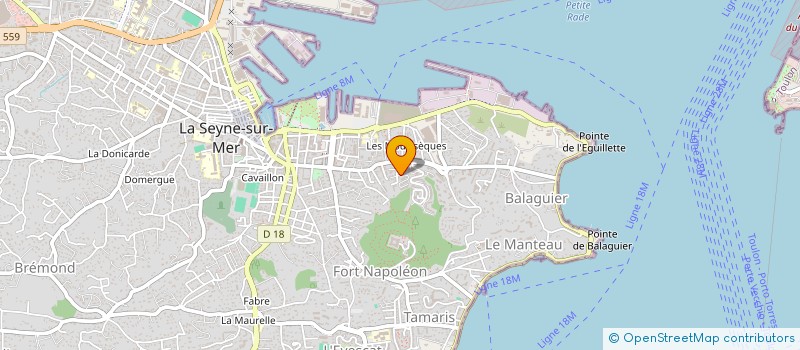 localisation de l'entreprise MADAME AUDREY TRANSON à LA SEYNE-SUR-MER