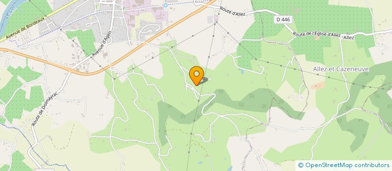 localisation de l'entreprise MADAME AUDREY TRENTINI  SAINTE LIVRADE SUR LOT