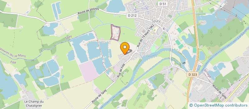 localisation de l'entreprise MADAME AUDREY TROCHERIE  SPAY