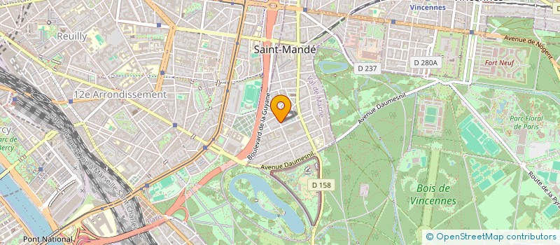 localisation de l'entreprise MADAME AUDREY TROPAUER  SAINT-MANDE