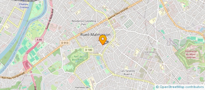 localisation de l'entreprise MADAME AUDREY TURPIN à RUEIL-MALMAISON