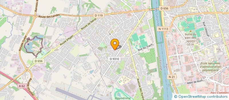 localisation de l'entreprise MADAME AUDREY TURPIN  LE PASSAGE