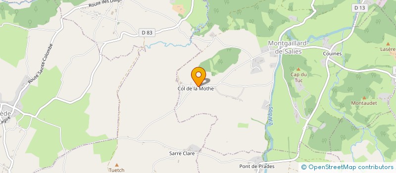 localisation de l'entreprise MADAME AUDREY TUSSAU  MONTGAILLARD-DE-SALIES