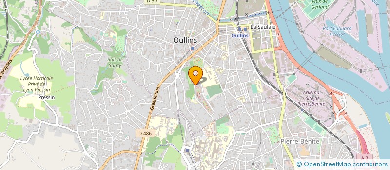 localisation de l'entreprise MADAME AUDREY TUTIN  OULLINS-PIERRE-BENITE