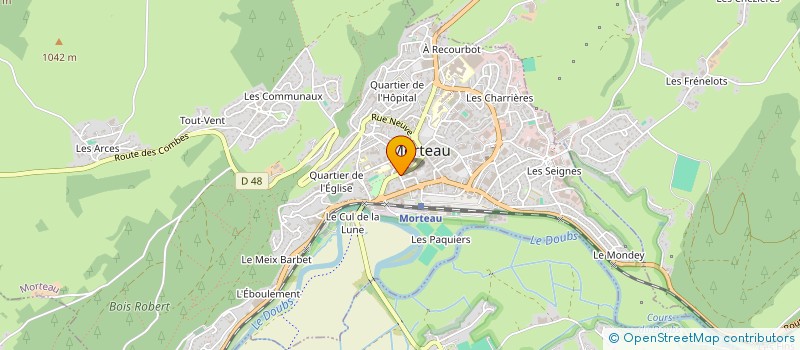 localisation de l'entreprise MADAME AUDREY URBAIN  GILLEY