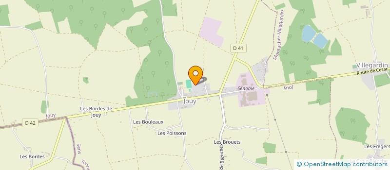 localisation de l'entreprise MADAME AUDREY VACHER à JOUY