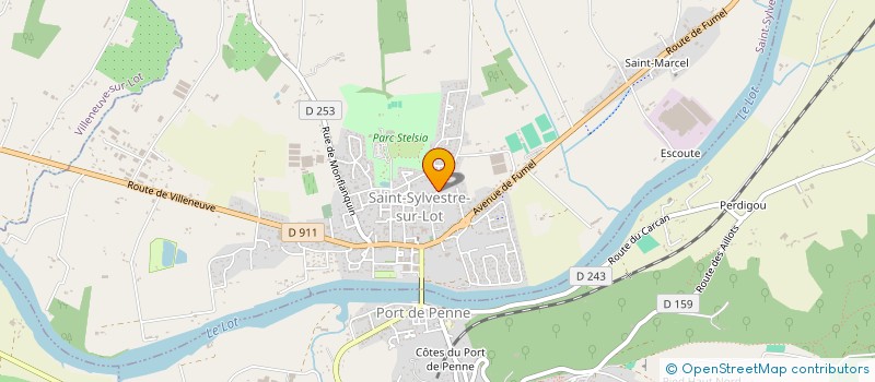localisation de l'entreprise MADAME AUDREY VALETTI  PENNE-D'AGENAIS