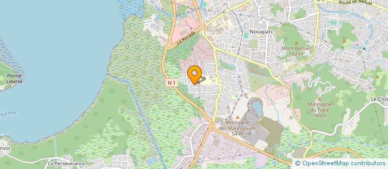 localisation de l'entreprise MADAME AUDREY VALTRINE  CAYENNE