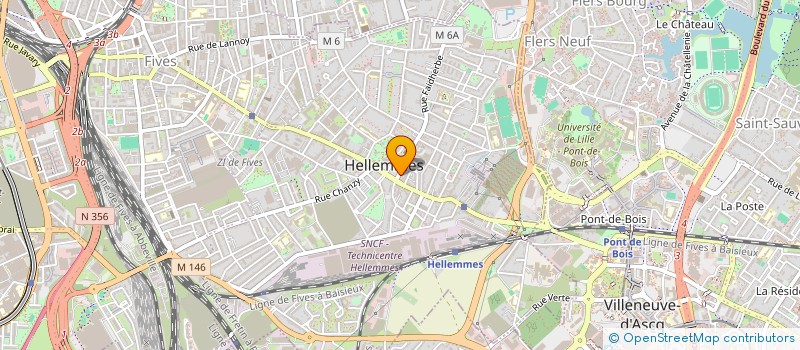 localisation de l'entreprise MADAME AUDREY VAN HOEYMISSEN à LILLE