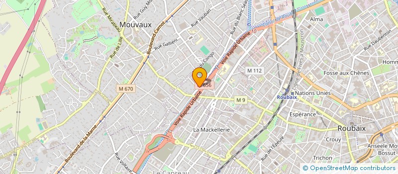 localisation de l'entreprise MADAME AUDREY VANDOMMELE  TOURCOING