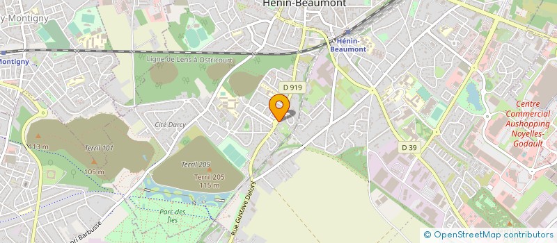 localisation de l'entreprise MADAME AUDREY VANSPEYBROECK à HENIN-BEAUMONT