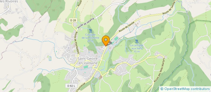 localisation de l'entreprise MADAME AUDREY VARENNE  SAINT-GEOIRE-EN-VALDAINE