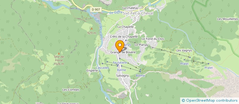 localisation de l'entreprise MADAME AUDREY VEISY  SAMOENS