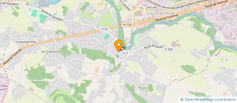 localisation de l'entreprise MADAME AUDREY VERGARA  SAIX