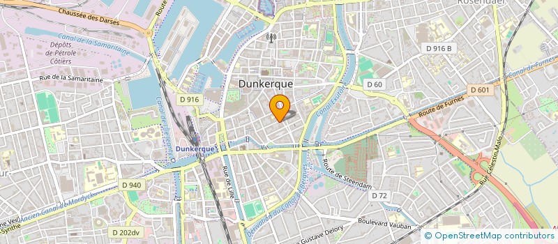 localisation de l'entreprise MADAME AUDREY VERHOEVEN  DUNKERQUE