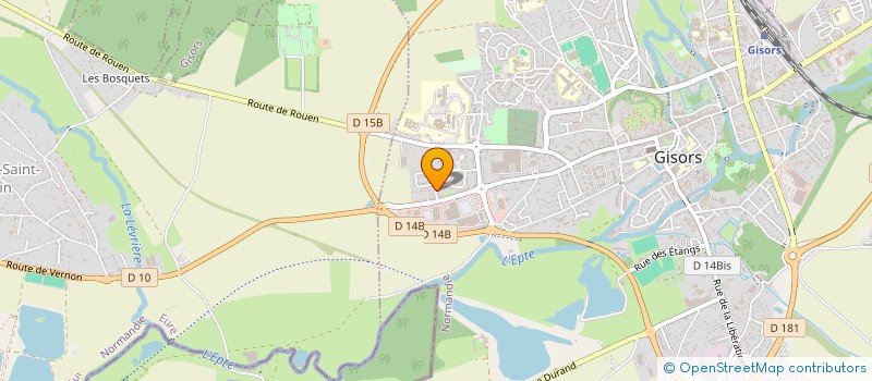 localisation de l'entreprise MADAME AUDREY VERIN  GISORS