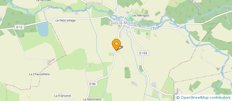 localisation de l'entreprise MADAME AUDREY VERN  ESVES-LE-MOUTIER