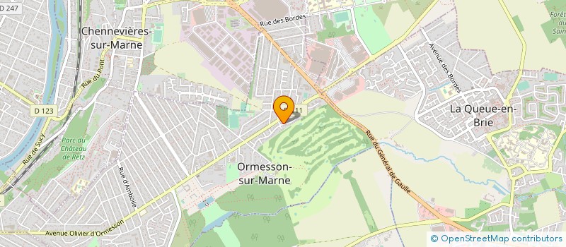 localisation de l'entreprise MADAME AUDREY VERONIQUE BEA SAZY à ORMESSON-SUR-MARNE