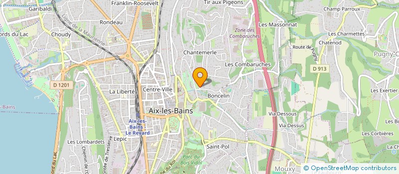 localisation de l'entreprise MADAME AUDREY VIAL  AIX-LES-BAINS