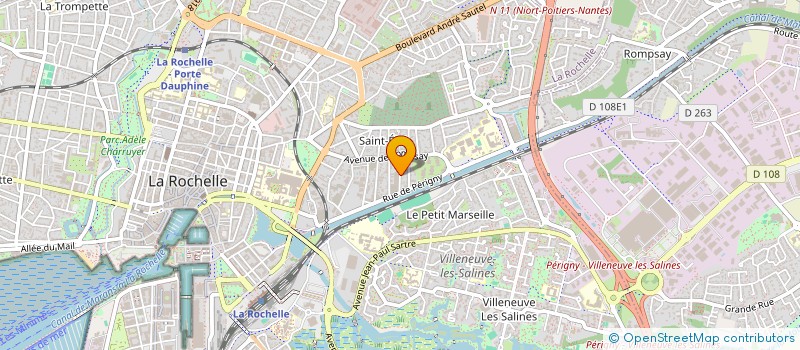 localisation de l'entreprise MADAME AUDREY VIALE  LA ROCHELLE