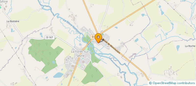 localisation de l'entreprise MADAME AUDREY VIAULT  LA FORET-SUR-SEVRE