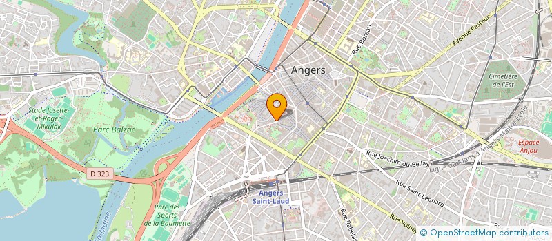 localisation de l'entreprise MADAME AUDREY VIGAN à ANGERS