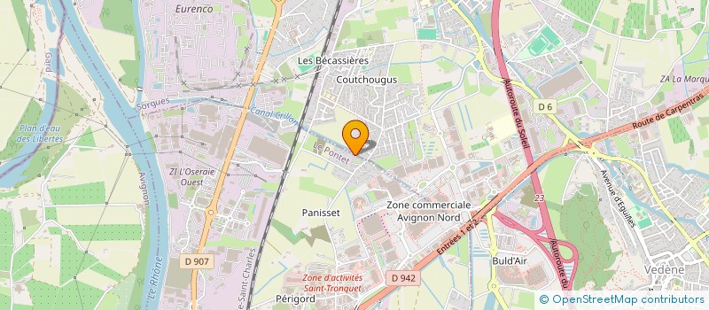 localisation de l'entreprise MADAME AUDREY VIRON  LE PONTET