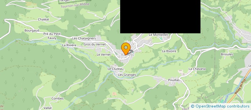 localisation de l'entreprise MADAME AUDREY VITTENET à ANNONAY